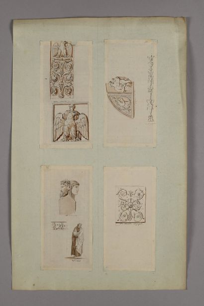 Pierre FONTAINE
Architectural projects, friezes,...