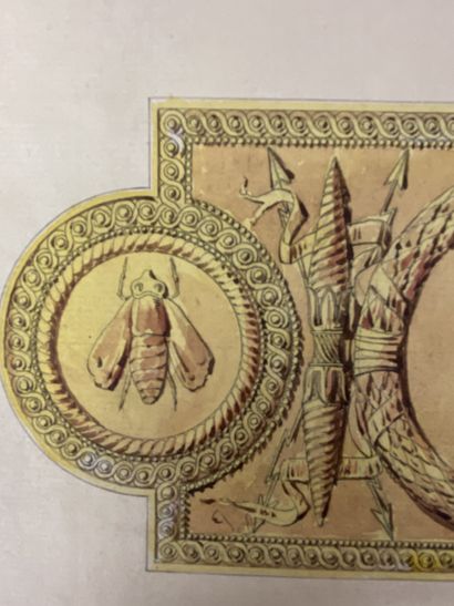 Pierre FONTAINE
Two designs for locks and...