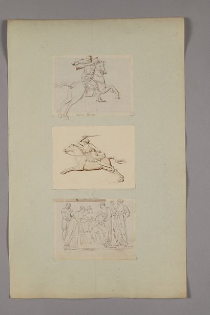 Pierre FONTAINE
Studies after the antique...