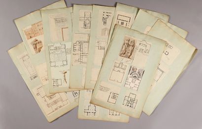 Pierre FONTAINE
Plans, elevations, sketches...