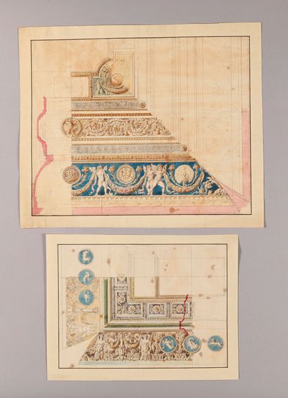 Charles PERCIER and Pierre FONTAINE
Two designs...