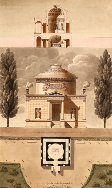 BRUN (Active in the 19th century)
Two designs...