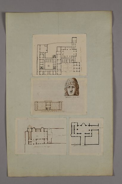 Pierre FONTAINE
Plans, elevations, sketches...
