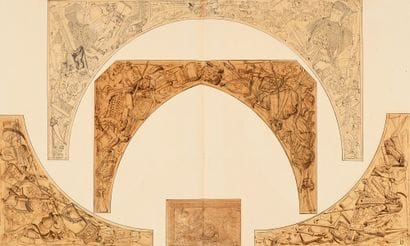 Charles PERCIER
Set designs for the Arc du...