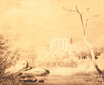 École FRANÇAISE du XIXe siècle
Paysage aux...