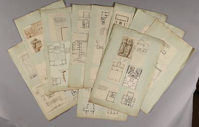Pierre FONTAINE
Plans, elevations, sketches...