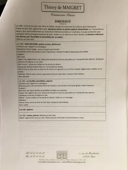 Modifications and status reports