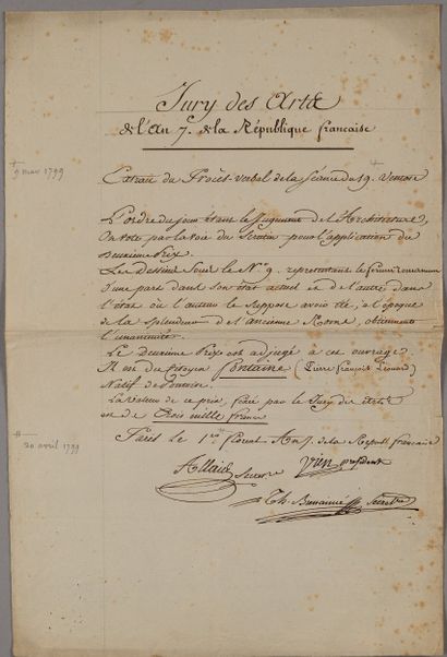 [Pierre-François-Léonard FONTAINE].
47 letters...
