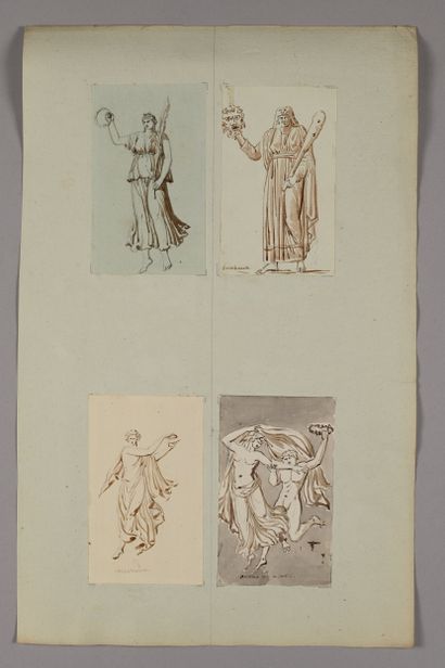 Pierre FONTAINE
Studies after the antique...