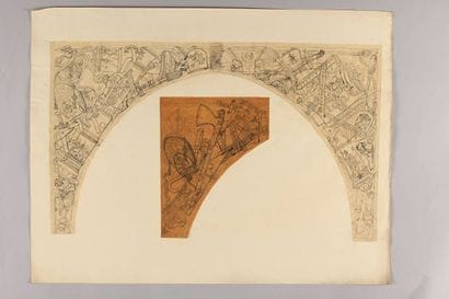 Charles PERCIER
Set designs for the Arc du...