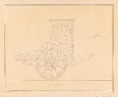 Charles PERCIER
Planned float for the Triomphe...