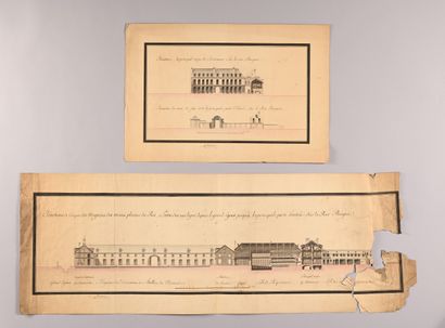 19th century FRENCH SCHOOL
Set of elevations...