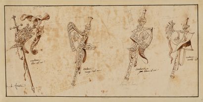 Charles PERCIER and Pierre FONTAINE
Two decorative...