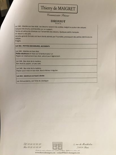 Modifications and status reports