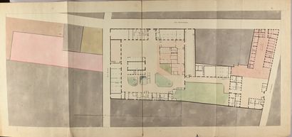 19th century FRENCH SCHOOL
Set of elevations...