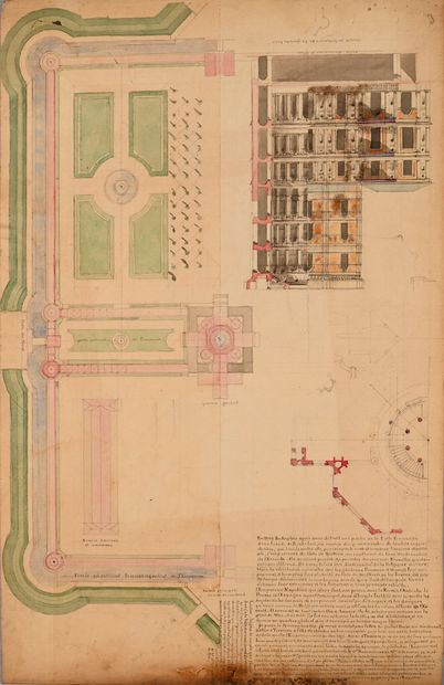 Pierre FONTAINE and AGENCY
Sections and plans...