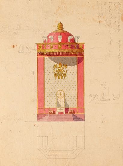 Charles PERCIER et Pierre FONTAINE
Projets...