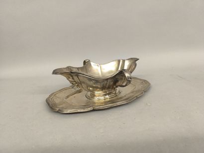 SAUCIERE in silver (925). PARIS, André AUCOC,...