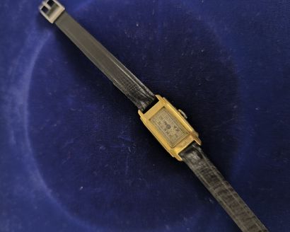 Ladies' watch in 750°/°° gold and steel....
