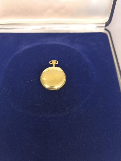 Collar watch in 585°/°° gold by M. Perret...