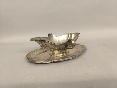 SAUCIERE in silver (925). PARIS, André AUCOC,...