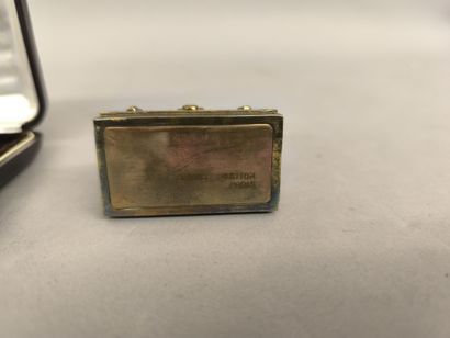 Louis Vuitton, miniature bronze trunk 1.6...