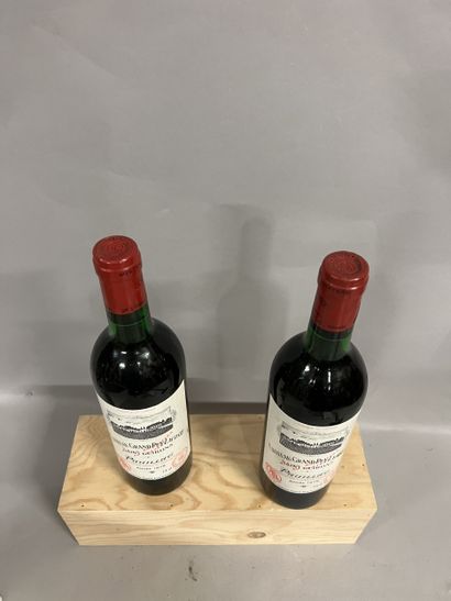 2 bottles GRAND PUY-LACOSTE, 5° cru
Pauillac...