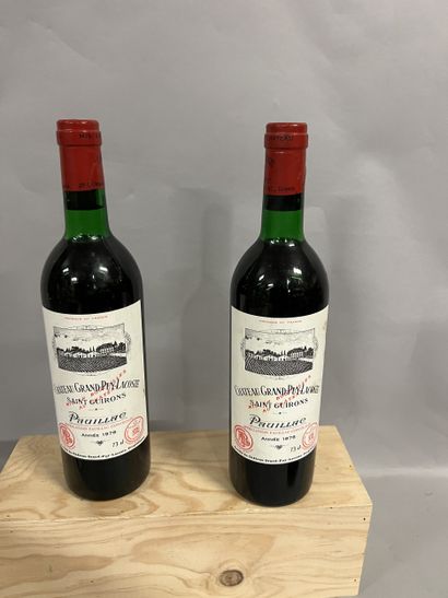 2 bottles GRAND PUY-LACOSTE, 5° cru
Pauillac...