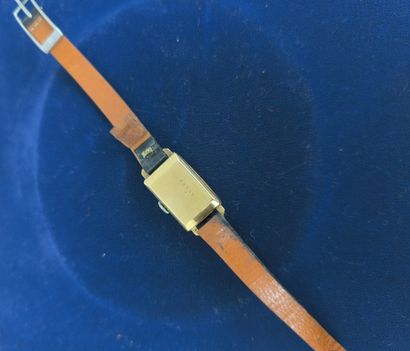 Ladies' watch in 750°/°° gold and steel....