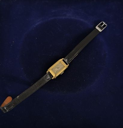 Ladies' watch in 750°/°° gold and steel....