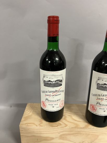 2 bottles GRAND PUY-LACOSTE, 5° cru
Pauillac...