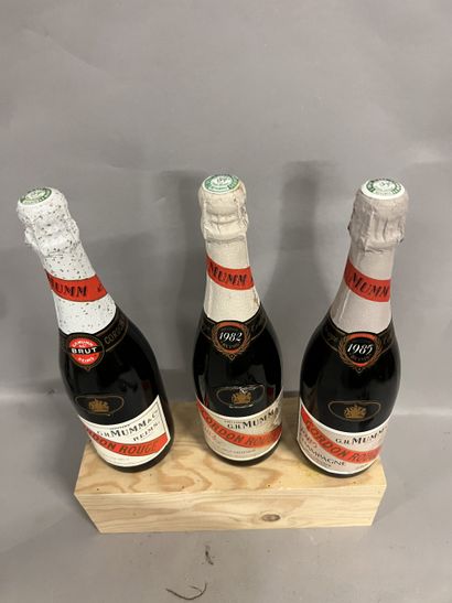 3 bottles CHAMPAGNE
