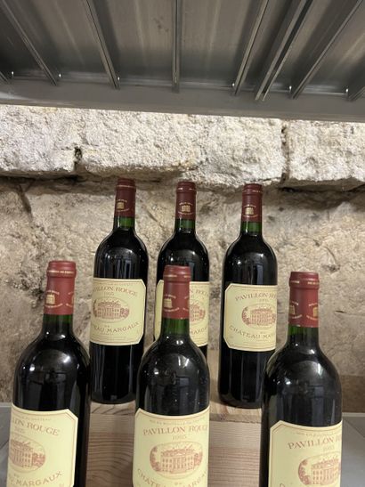 6 bottles PAVILLON ROUGE DU Château MARGAUX,...