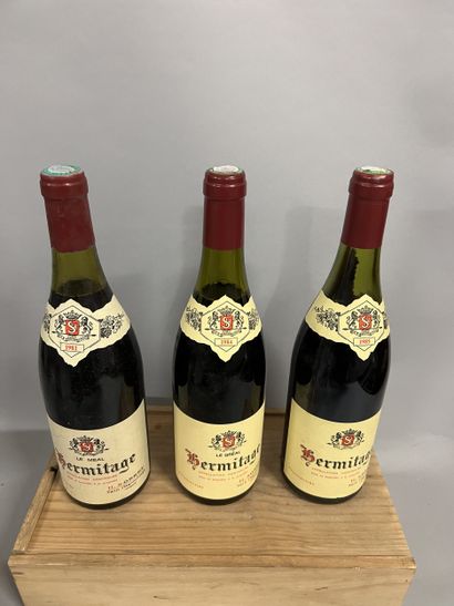 3 bottles HERMITAGE M. Sorrel (1981 TLB,...