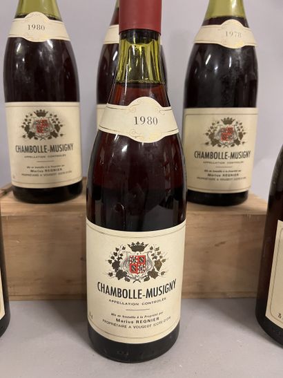 6 bottles CHAMBOLLE-MUSIGNY M. Régnier 1980...