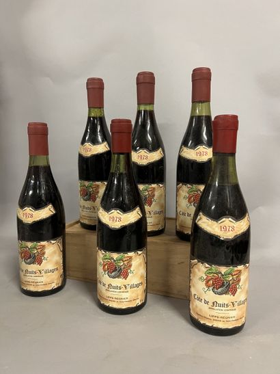 5 bottles COTE DE NUITS VILLAGES, Lippé-Régnier...