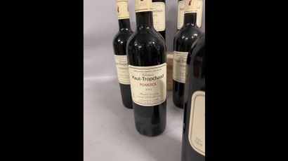 9 bottles Château HAUT TROPCHAUD, Pomerol...