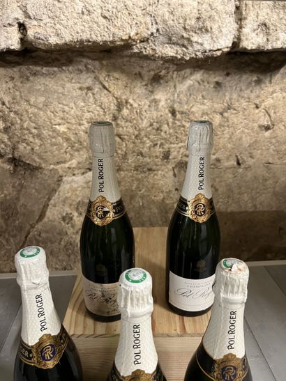 5 bottles CHAMPAGNE 