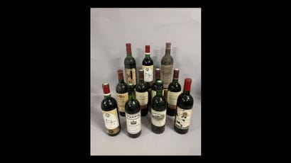 12 bottles SAINT-EMILION DIVERS (and, ea;...