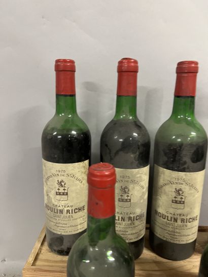 6 bottles Château MOULIN RICHE, Saint-Julien...