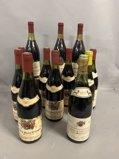 12 bottles BOURGOGNE DIVERS, (1 Jules Guillemard...