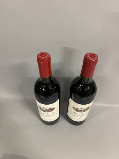 2 bottles Château AUSONE, 1° Grand Cru St-Emilion...