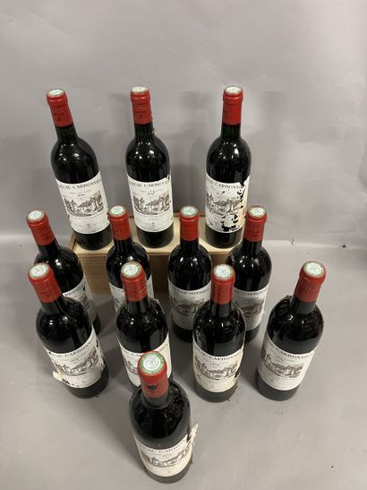 12 bottles Château CARBONNIEUX, Pessac-Léognan...