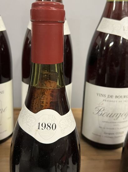6 bottles BOURGOGNE J. Colin 1980 (TLB)