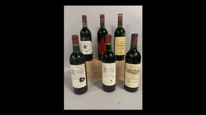6 bottles BORDEAUX DIVERS (et, ea; 1 Ch....