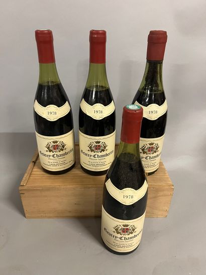 4 bottles GEVREY-CHAMBERTIN Lippé-Régnier...