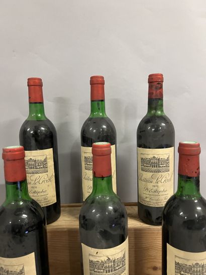 6 bottles Château LE CROCK, Saint-Estèphe...
