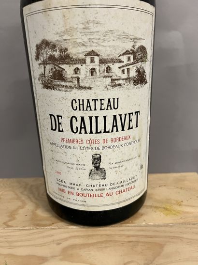 1 double-magnum Château DE CAILLAVET Premiers...