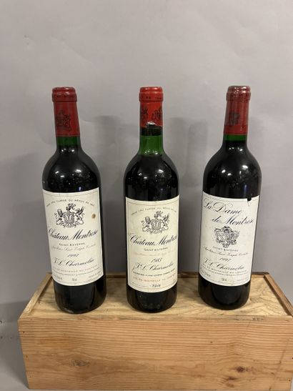 2 bottles Château MONTROSE, 2° cru Saint-Estèphe...