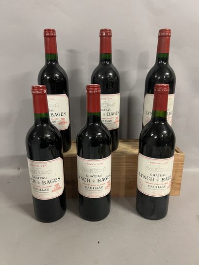 6 bottles Château LYNCH-BAGES, 5° cru Pauillac...